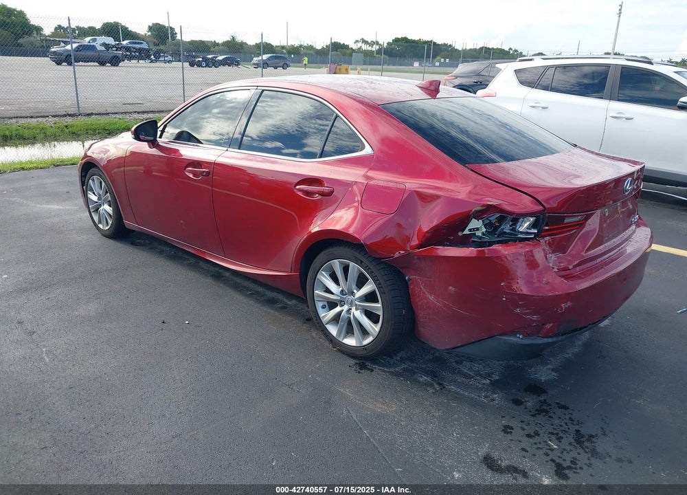 2015 LEXUS IS 250 VIN: JTHBF1D22F5070781