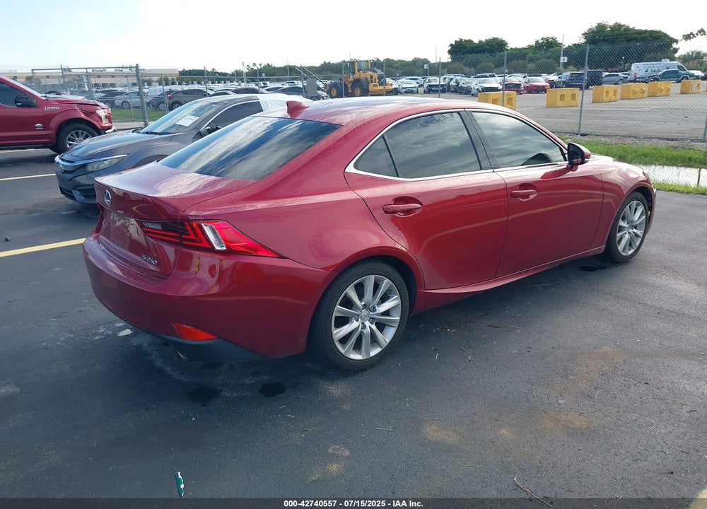 2015 LEXUS IS 250 VIN: JTHBF1D22F5070781