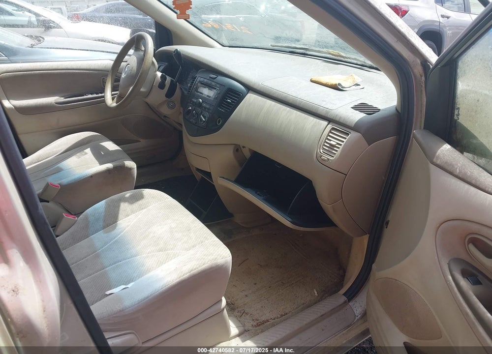 2001 MAZDA MPV VIN: JM3LW28G510213186