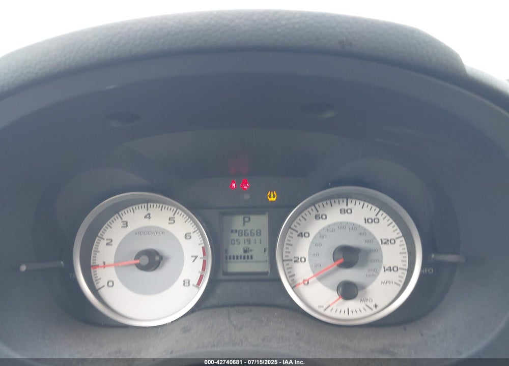 2012 SUBARU IMPREZA VIN: JF1GJAD60CH021698