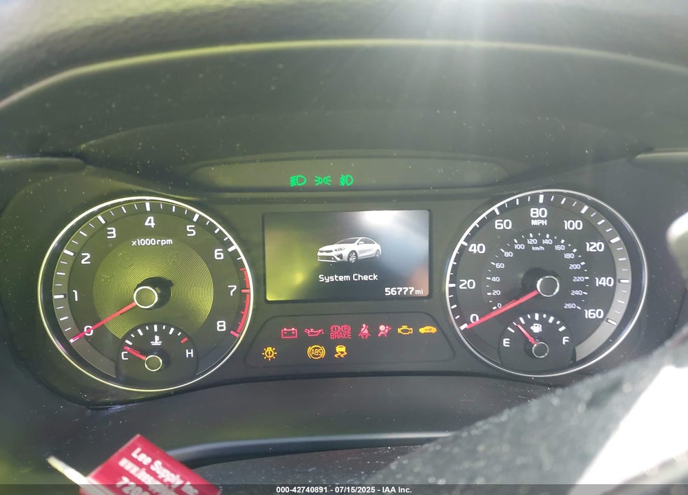 2021 KIA FORTE VIN: 3KPF44AC8ME394892