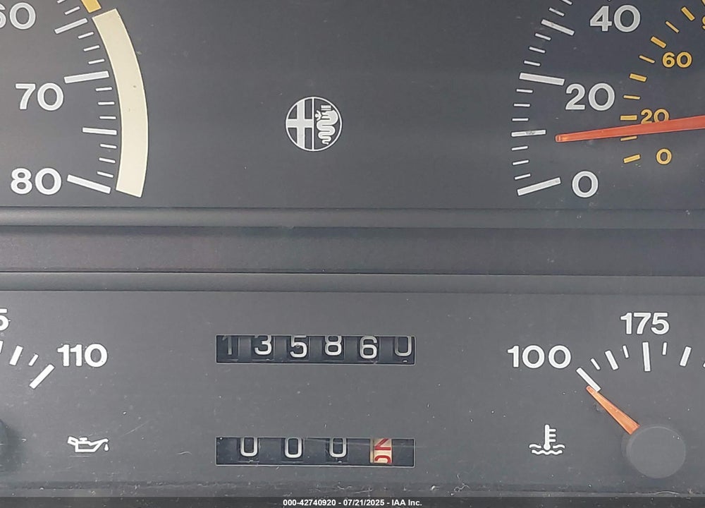 1991 ALFA ROMEO 164 L VIN: ZAREA43L7M6179954