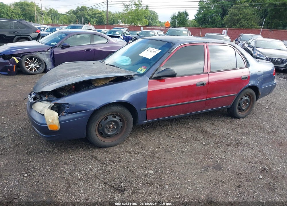 1999 TOYOTA COROLLA CE VIN: 2T1BR12E2XC110044