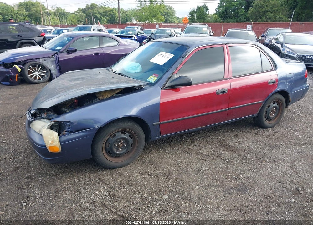1999 TOYOTA COROLLA CE VIN: 2T1BR12E2XC110044