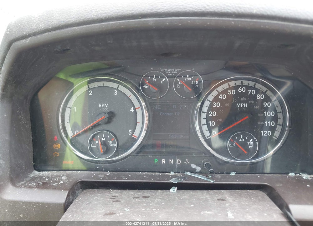 2010 DODGE RAM 2500 VIN: 3D7UT2CL0AG174647