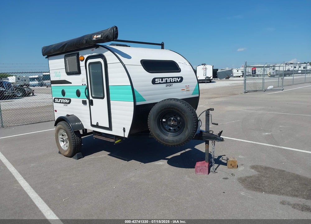 2022 SUNSET SUNRAY SPORT 109 TRAVEL TRAILER 12 FT VIN: 7J3S1EA14NS006336