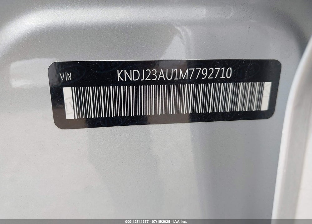 2021 KIA SOUL VIN: KNDJ23AU1M7792710