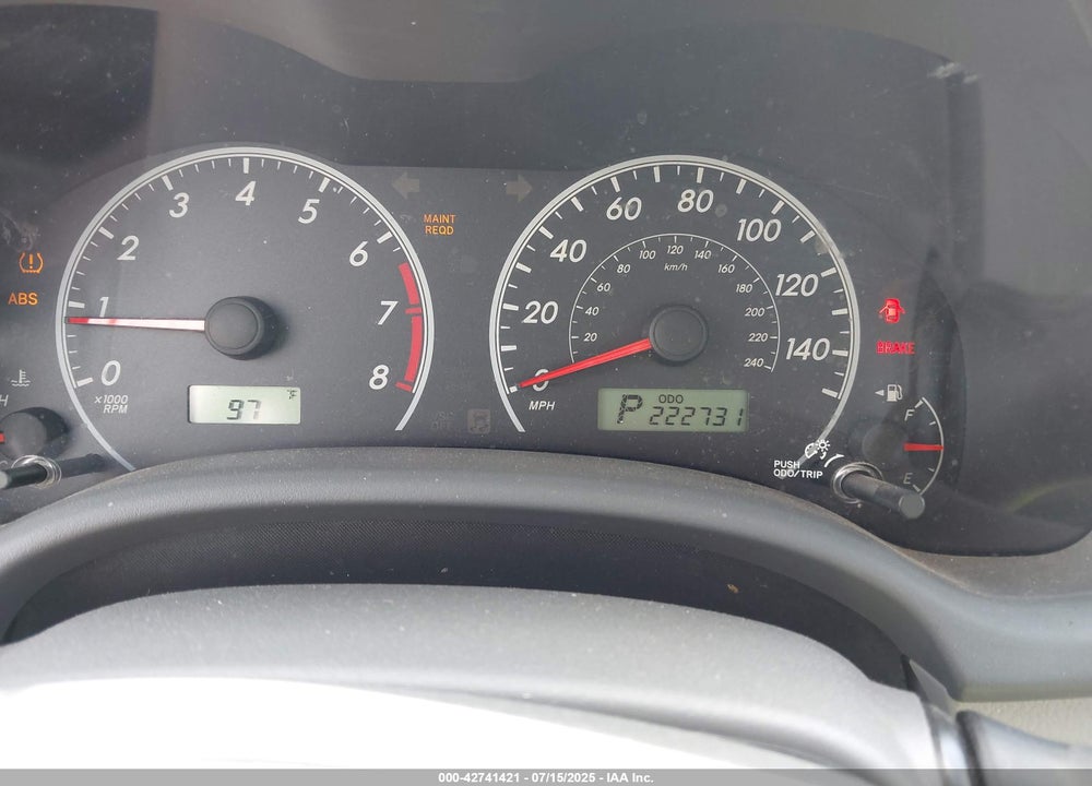 2009 TOYOTA COROLLA VIN: JTDBL40E199073681