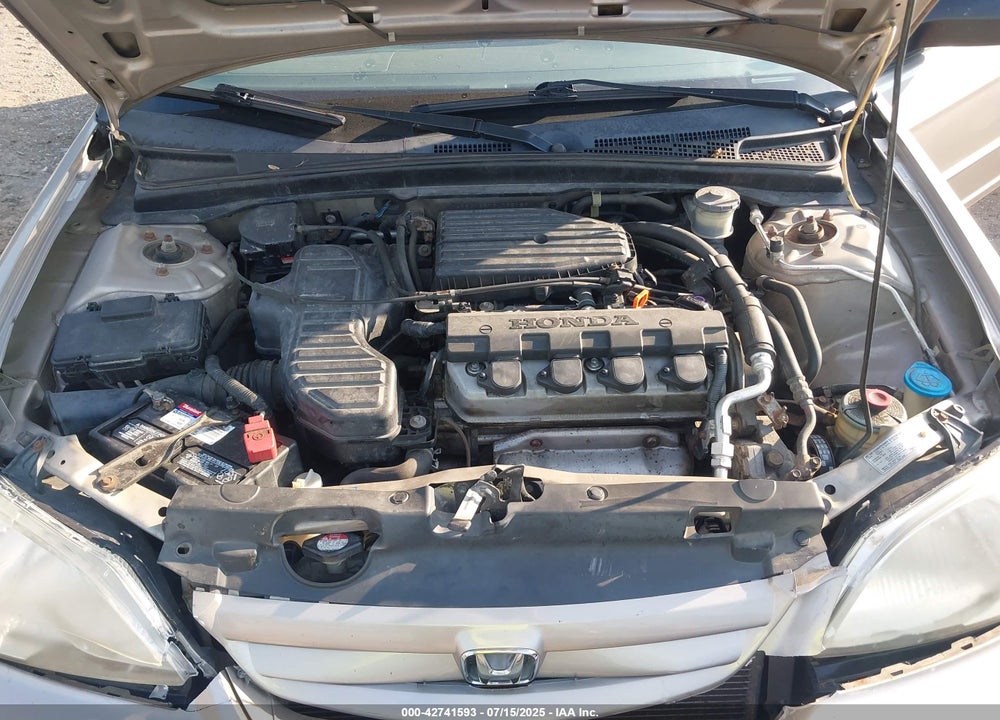 2002 HONDA CIVIC LX VIN: 1HGES16572L035159