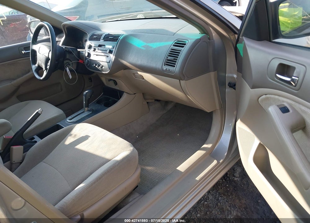 2002 HONDA CIVIC LX VIN: 1HGES16572L035159