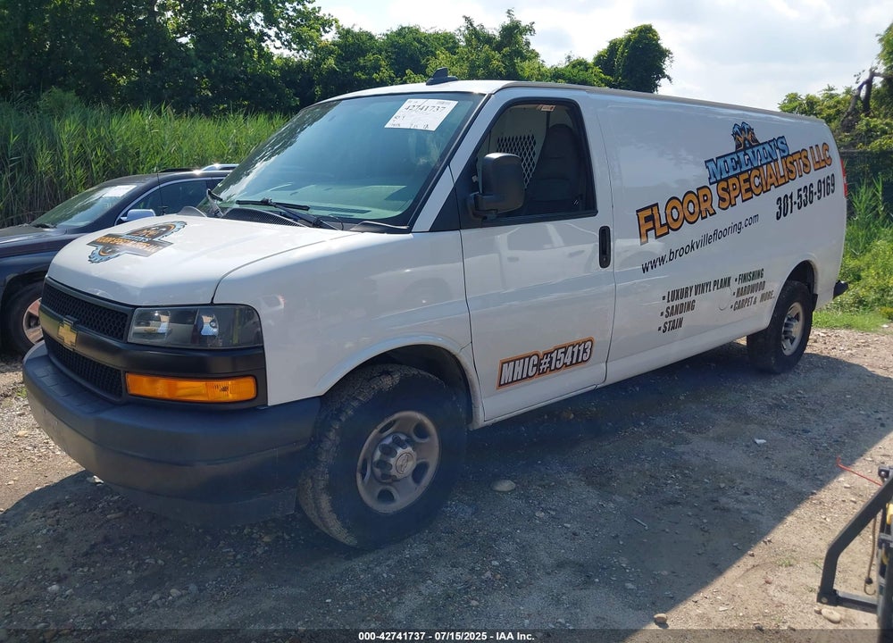 2020 CHEVROLET EXPRESS CARGO RWD 3500 EXTENDED WHEELBASE WT VIN: 1GCZGHFG6L1212650