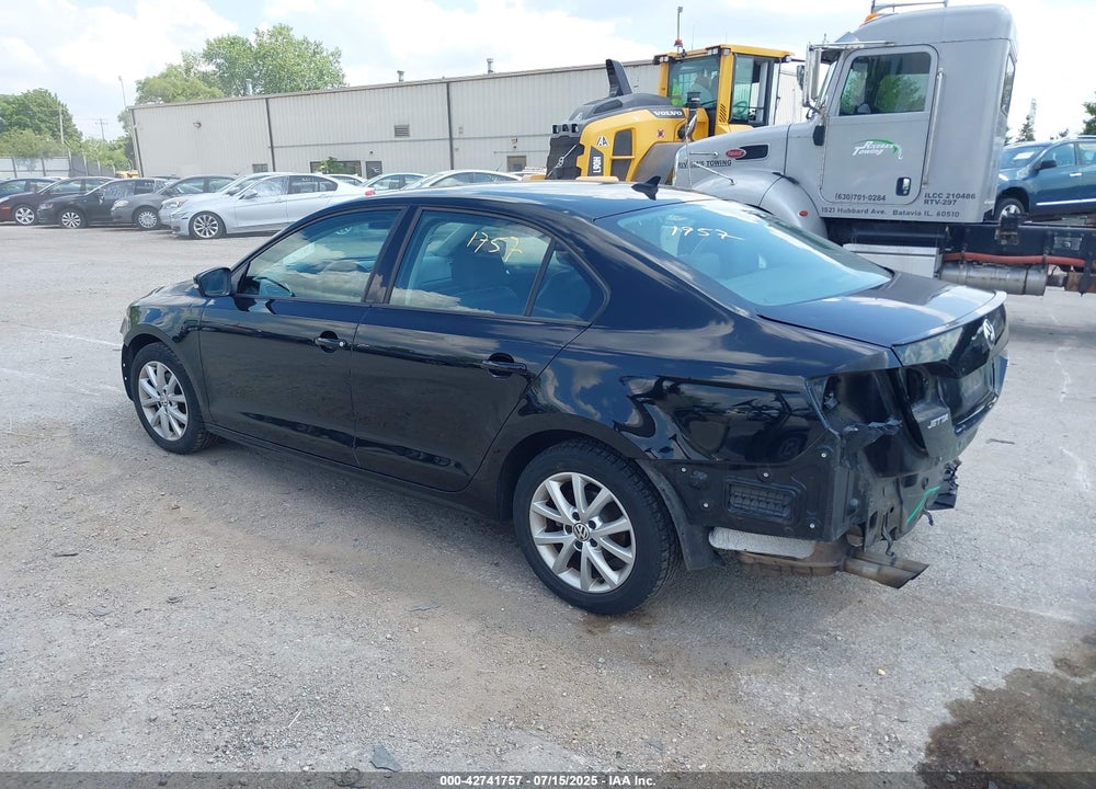 2012 VOLKSWAGEN JETTA 2.5L SE VIN: 3VWDX7AJ9CM416012