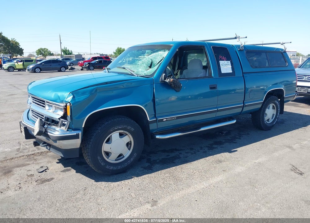 1998 CHEVROLET K1500 FLEETSIDE VIN: 2GCEK19R8W1221205