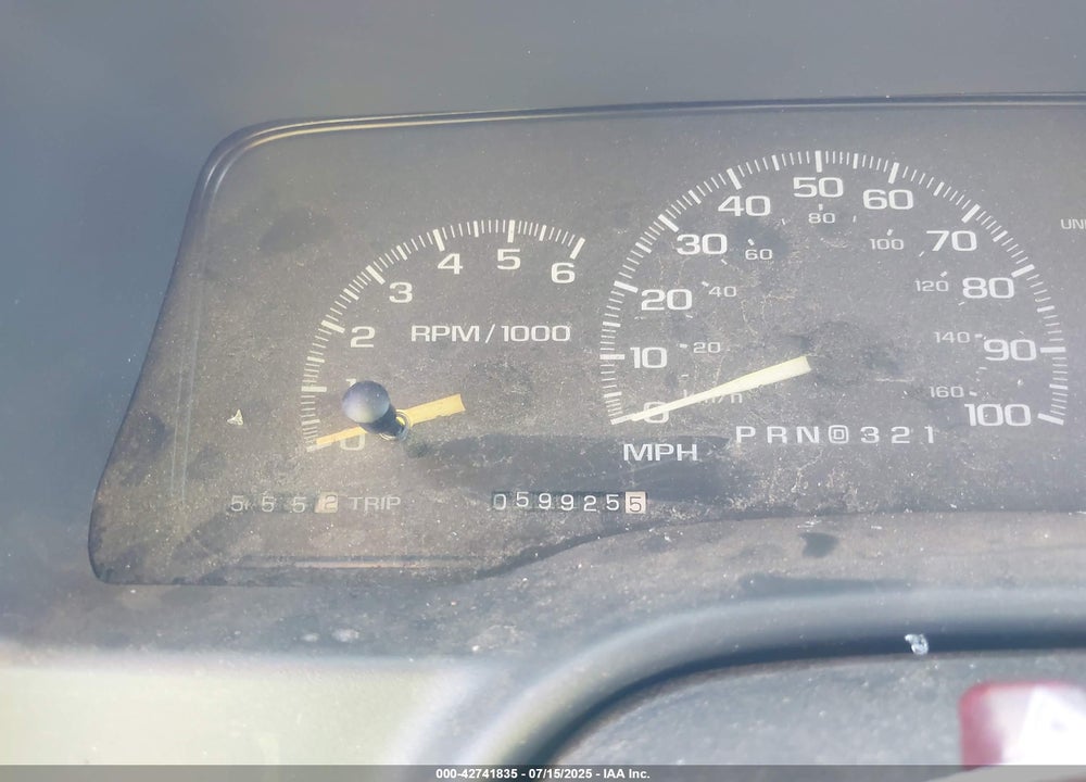 1998 CHEVROLET K1500 FLEETSIDE VIN: 2GCEK19R8W1221205