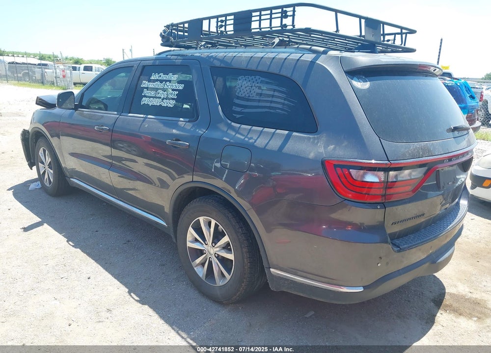 2016 DODGE DURANGO VIN: 1C4RDHDG8GC330639