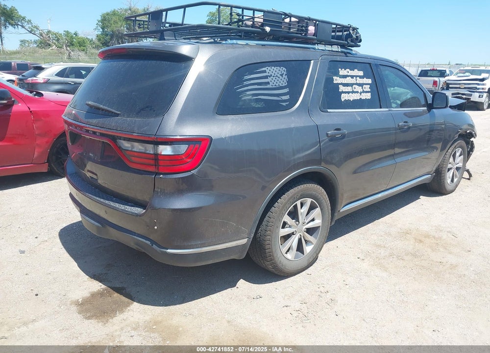 2016 DODGE DURANGO VIN: 1C4RDHDG8GC330639