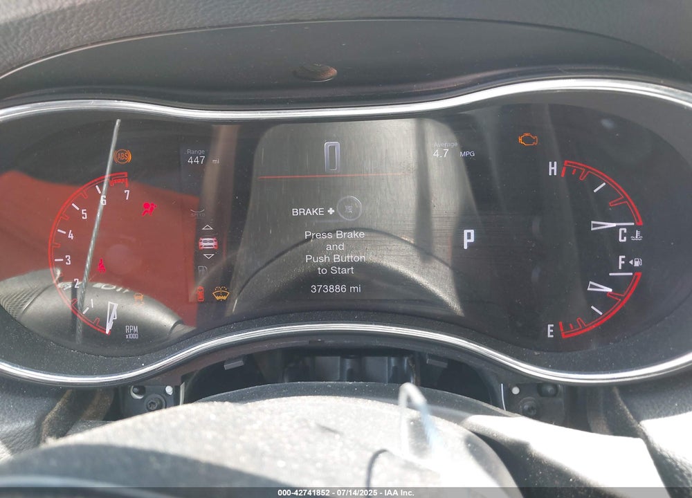 2016 DODGE DURANGO VIN: 1C4RDHDG8GC330639