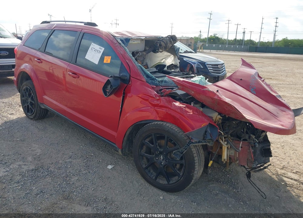 2018 DODGE JOURNEY SXT VIN: 3C4PDCBB0JT152481
