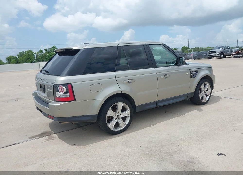 2012 LAND ROVER RANGE ROVER SPORT VIN: SALSK2D40CA729859