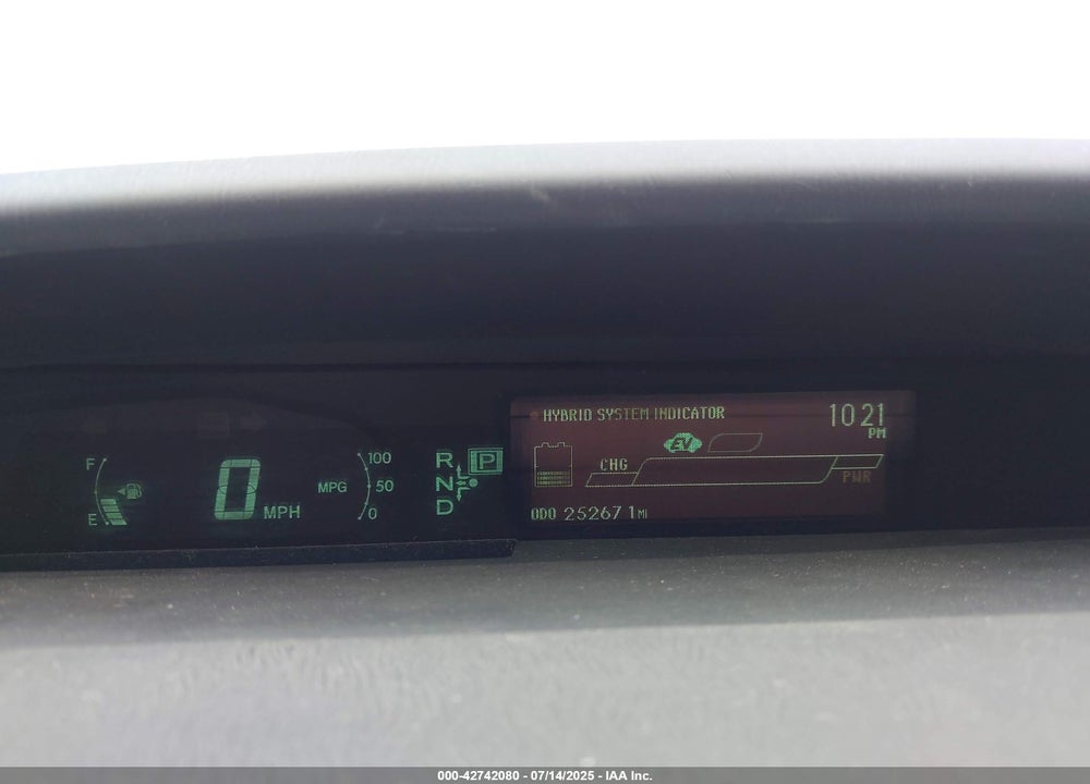 2013 TOYOTA PRIUS VIN: JTDKN3DU5D1722637