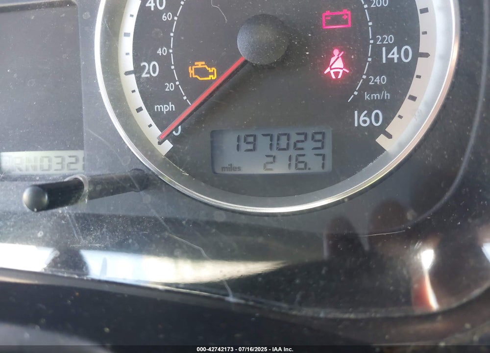 2004 VOLKSWAGEN JETTA GL VIN: 3VWRA69M44M041485
