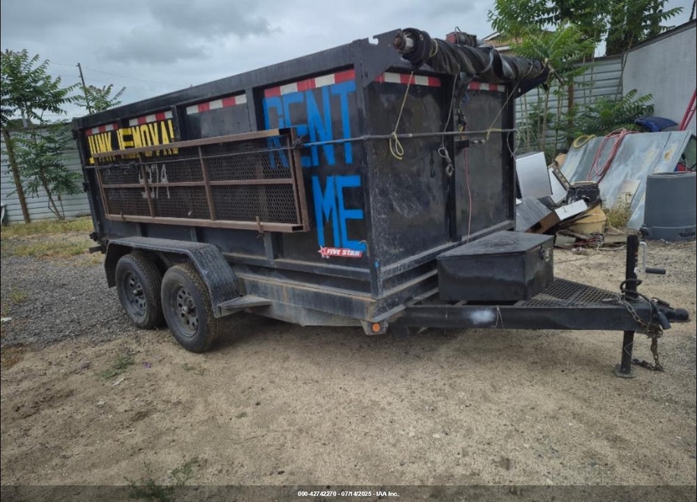 2022 FIVE STAR DUMP TRAILER VIN: 7HDBD1229NF004467
