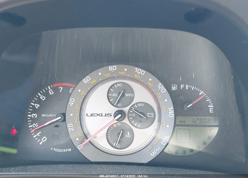 2001 LEXUS IS 300 VIN: JTHBD182610007608