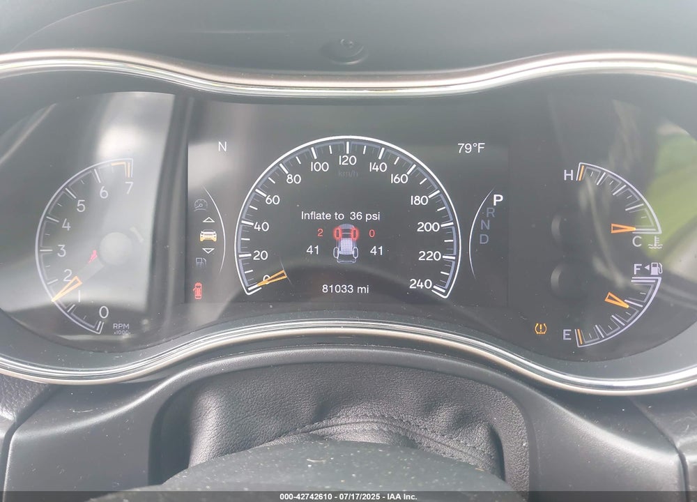 2017 JEEP GRAND CHEROKEE VIN: 1C4RJFBG0HC808120