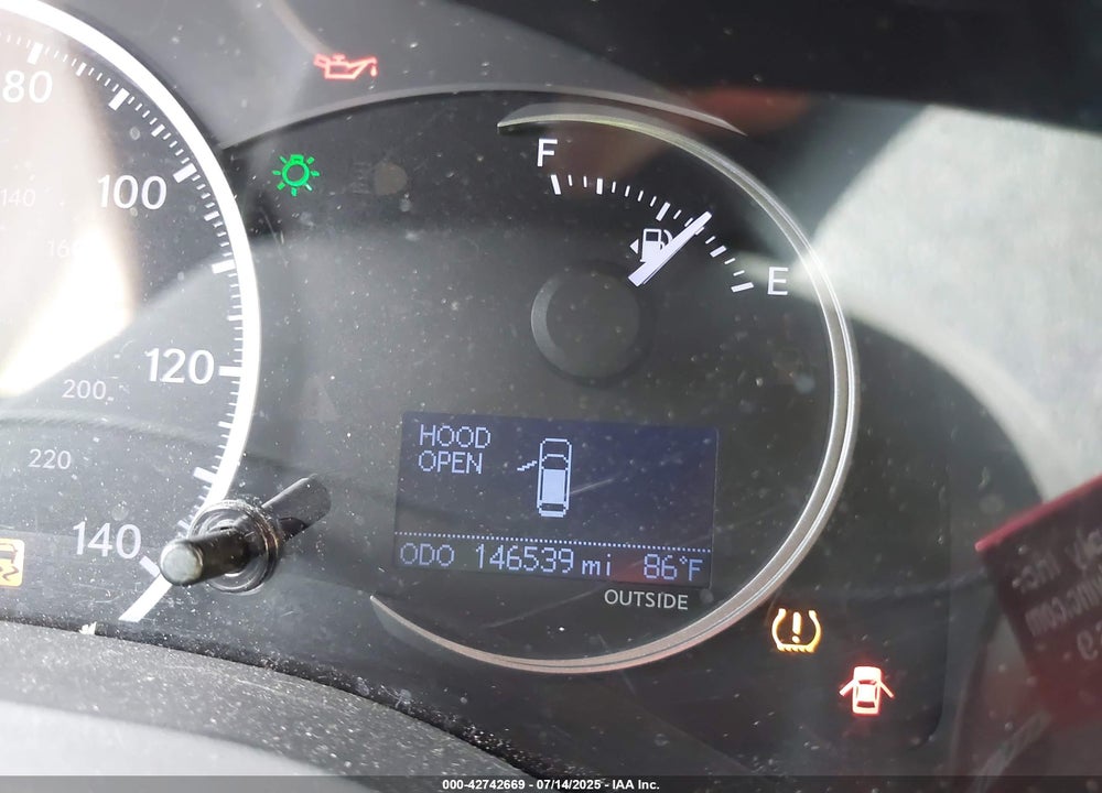2013 LEXUS CT 200H VIN: JTHKD5BH8D2172430