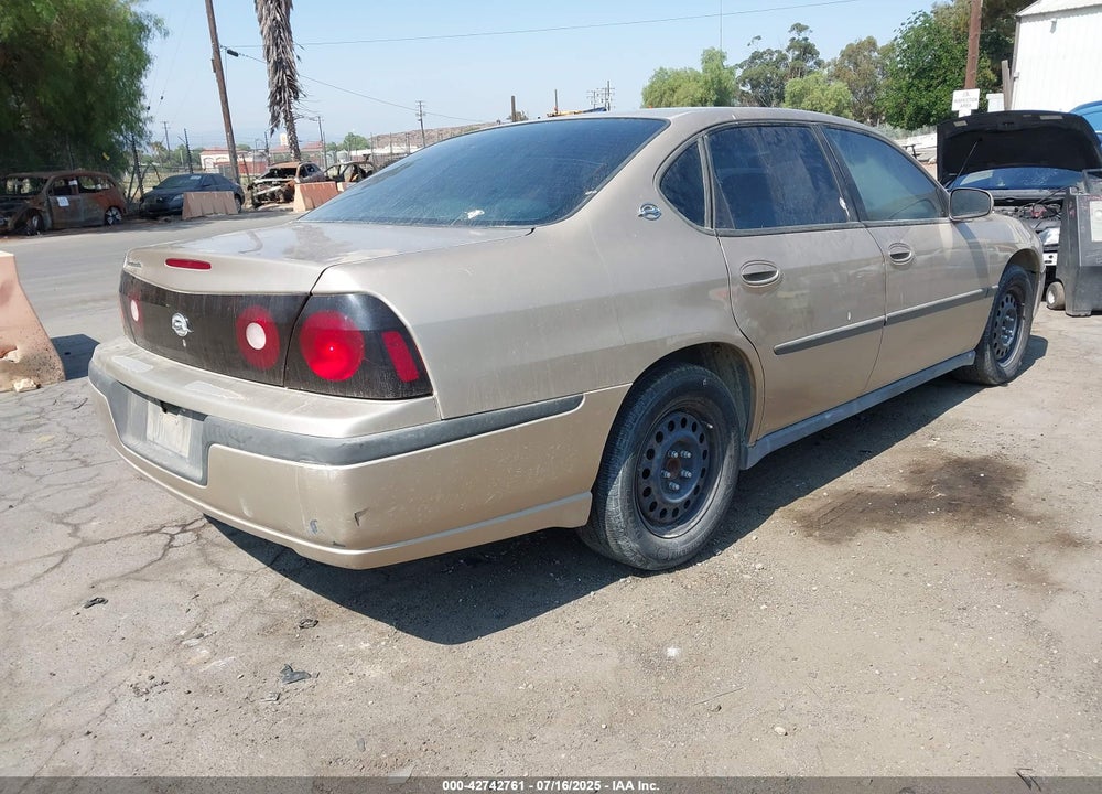 2005 CHEVROLET IMPALA VIN: 2G1WF52E259160675