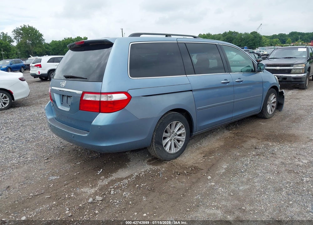 2007 HONDA ODYSSEY TOURING VIN: 5FNRL38807B067641