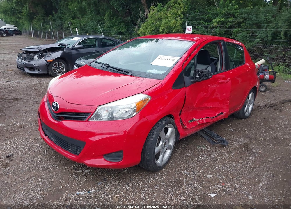 2014 TOYOTA YARIS VIN: JTDKTUD38ED596471