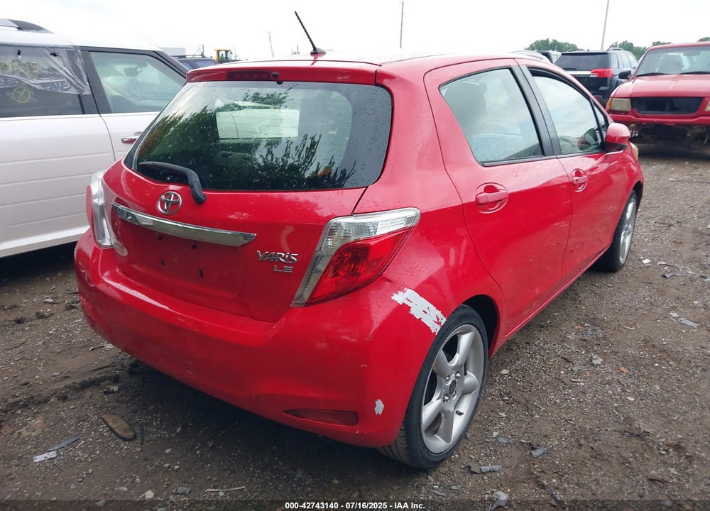 2014 TOYOTA YARIS VIN: JTDKTUD38ED596471