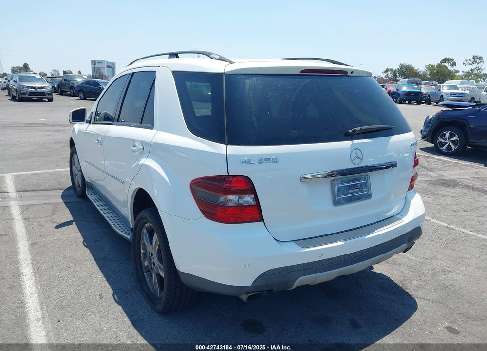 2007 MERCEDES-BENZ M-CLASS VIN: 4JGBB86E77A214567