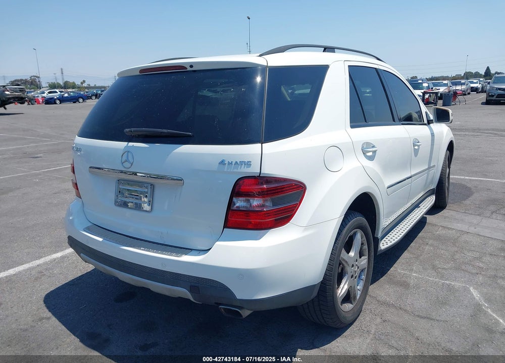 2007 MERCEDES-BENZ M-CLASS VIN: 4JGBB86E77A214567
