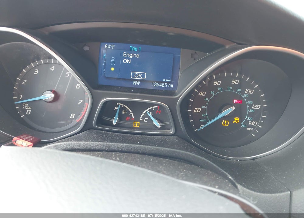 2014 FORD FOCUS VIN: 1FADP3F21EL463106