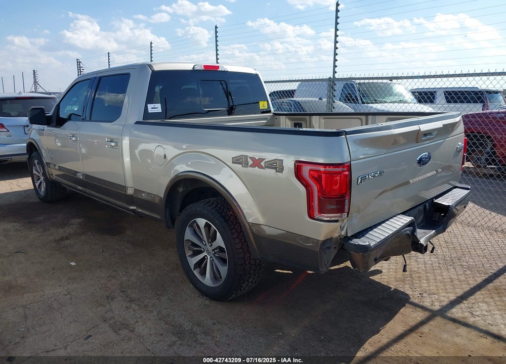 2017 FORD F-150 VIN: 1FTFW1EF4HFA97417