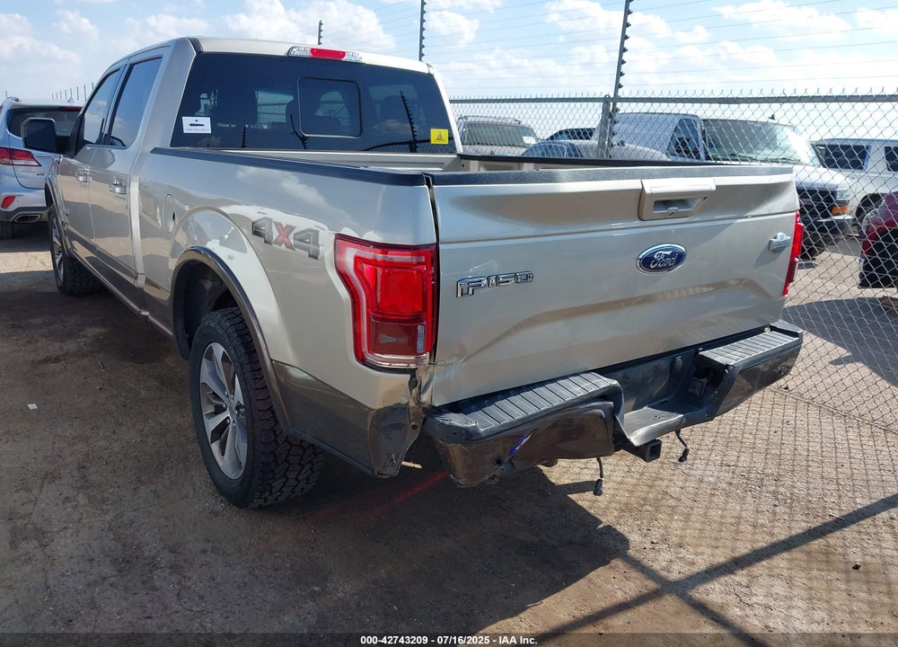 2017 FORD F-150 VIN: 1FTFW1EF4HFA97417