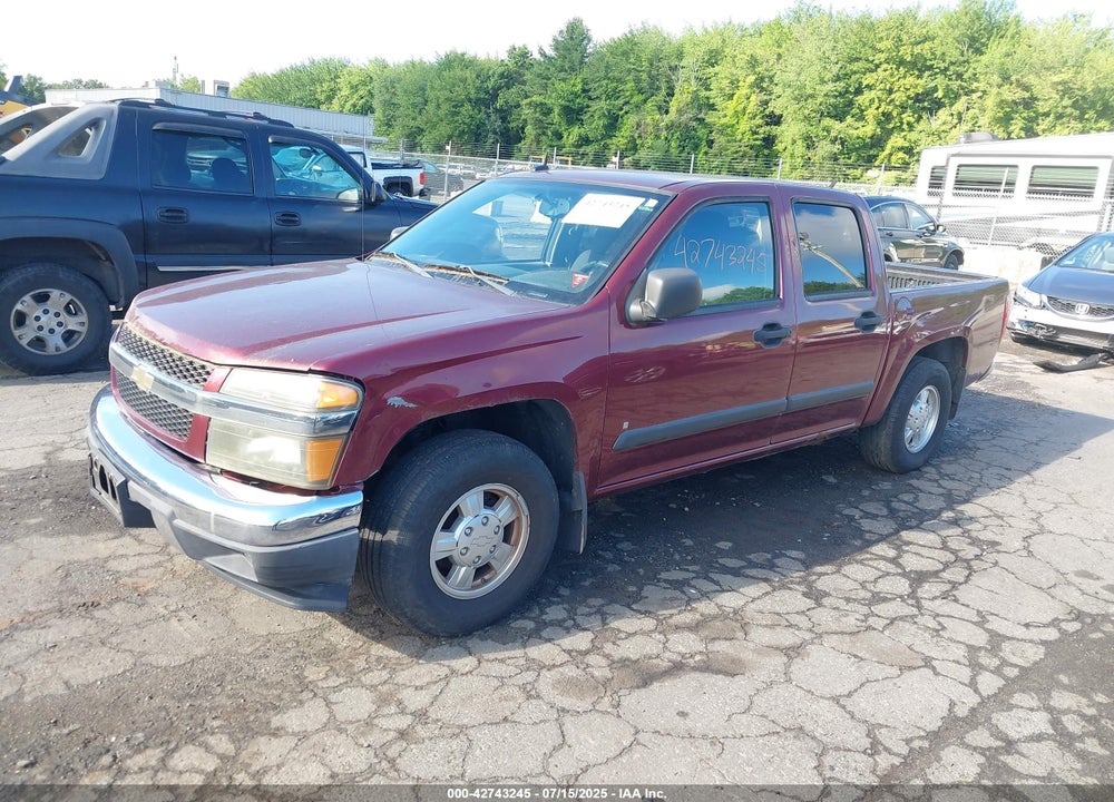 2008 CHEVROLET COLORADO VIN: 1GCCS339788206013