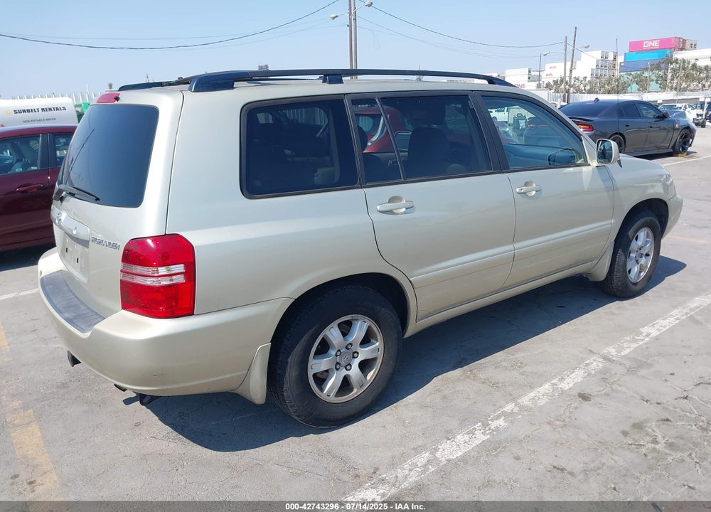 2003 TOYOTA HIGHLANDER V6 VIN: JTEGF21A430106564