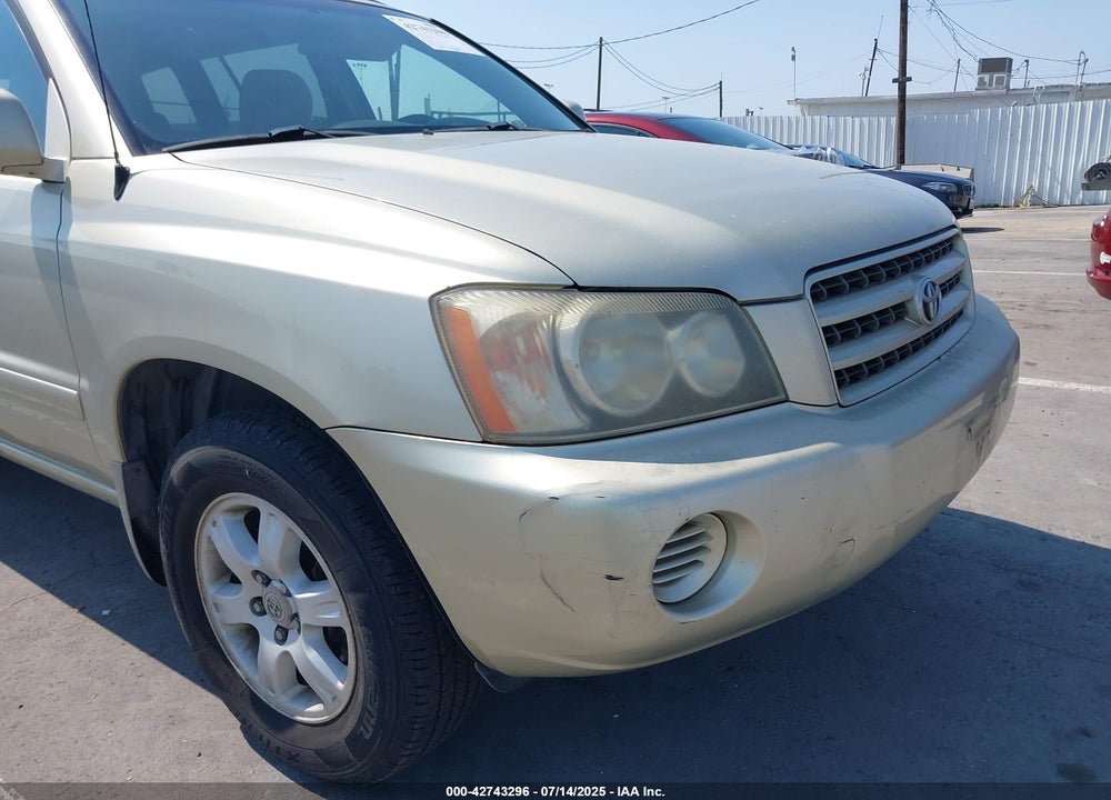 2003 TOYOTA HIGHLANDER V6 VIN: JTEGF21A430106564
