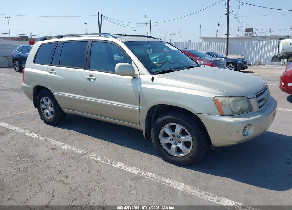 2003 TOYOTA HIGHLANDER V6 VIN: JTEGF21A430106564