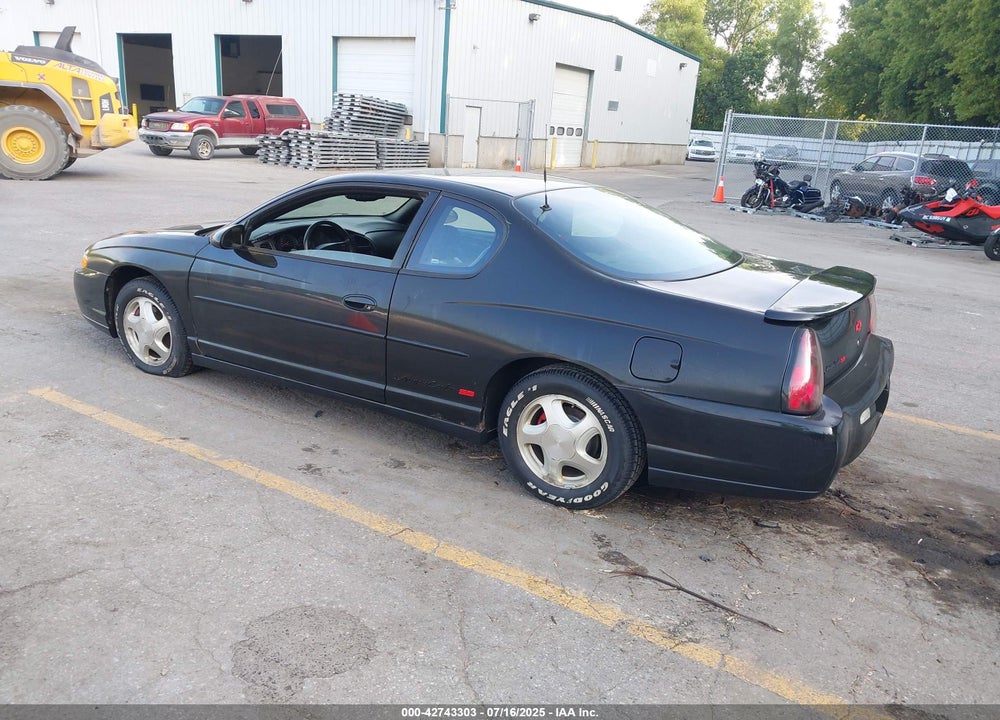 2002 CHEVROLET MONTE CARLO SS VIN: 2G1WX15K729378663