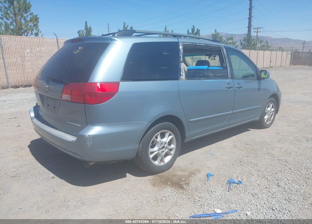 2005 TOYOTA SIENNA XLE VIN: 5TDZA22C45S287855