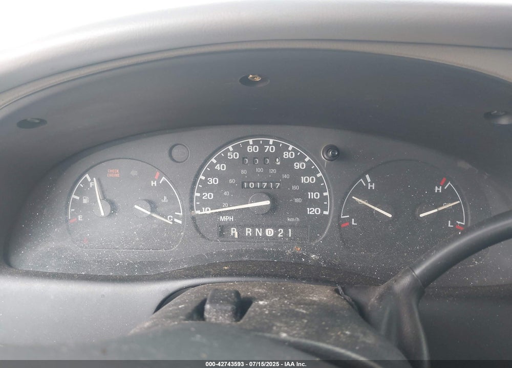 1997 FORD RANGER SPLASH/XL/XLT VIN: 1FTCR10A9VUA22337