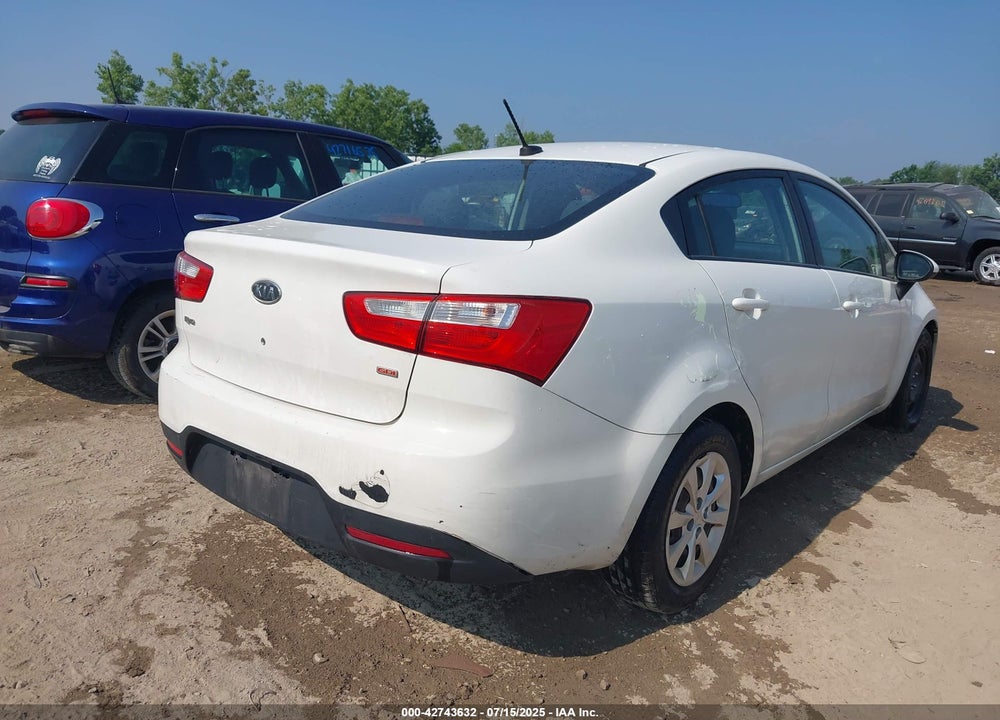 2013 KIA RIO VIN: KNADM4A31D6107113