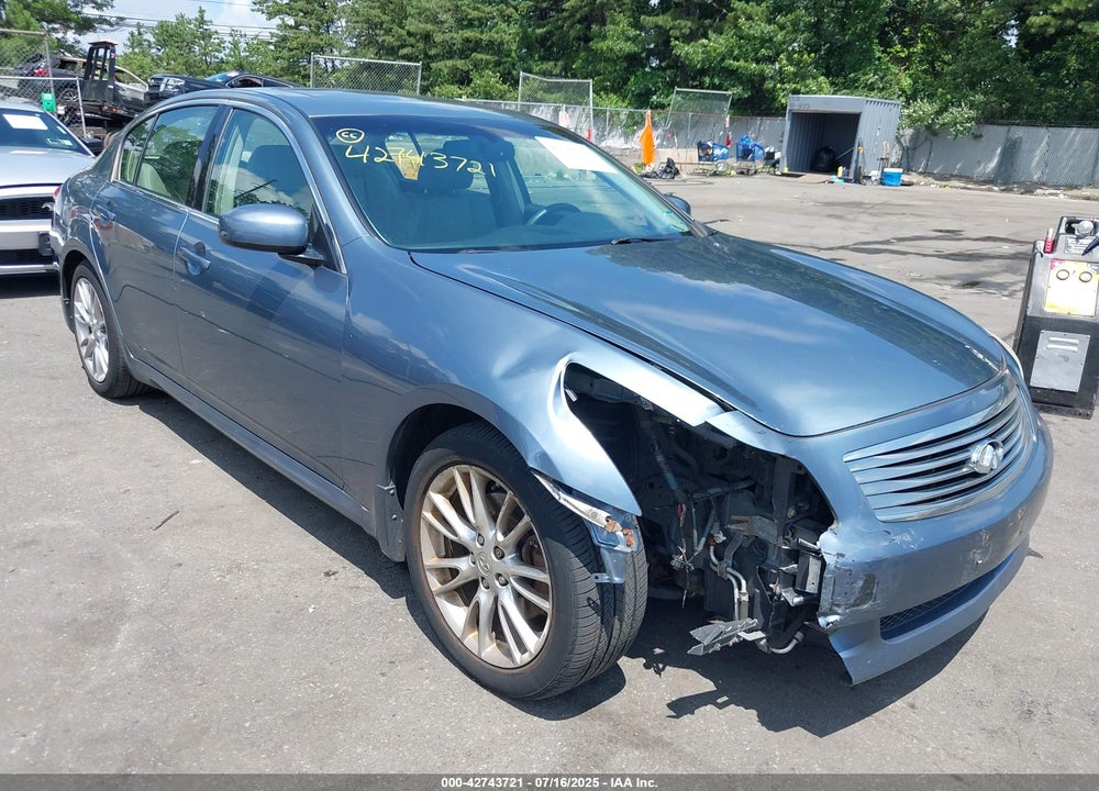2008 INFINITI G35X VIN: JNKBV61FX8M262711