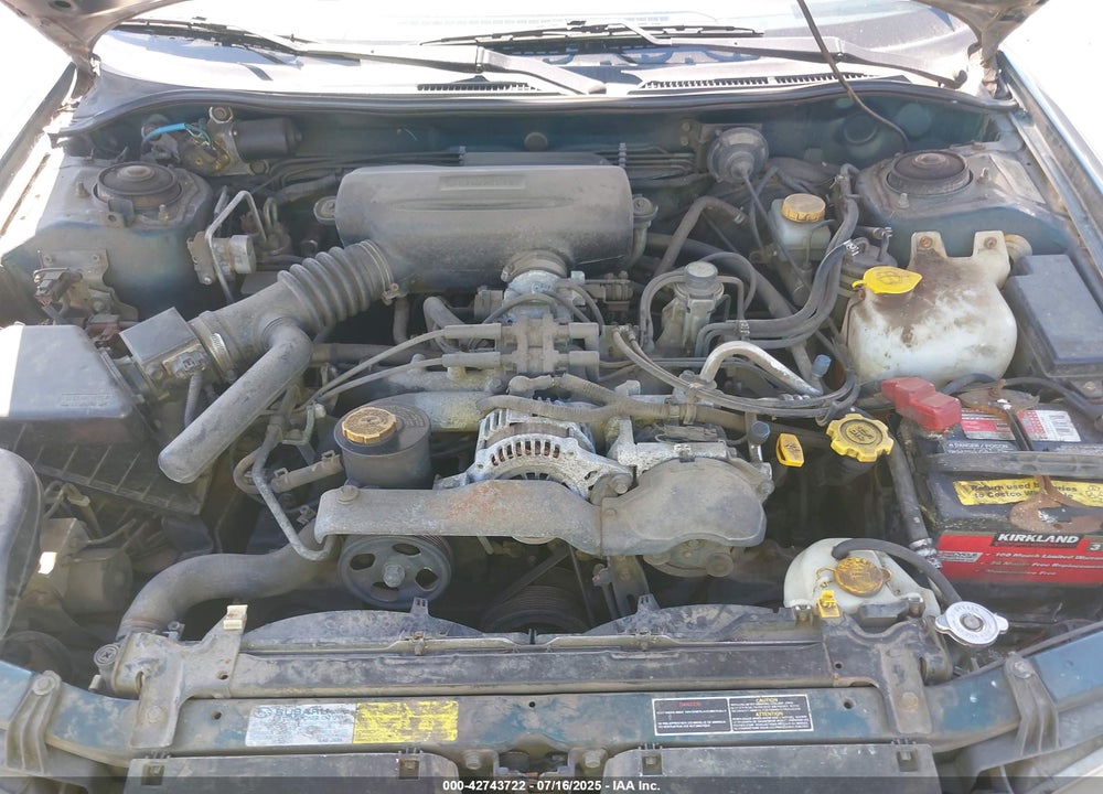 1998 SUBARU LEGACY L/RIGHT HAND POSTAL DRIVE VIN: 4S3BK4350W7311686