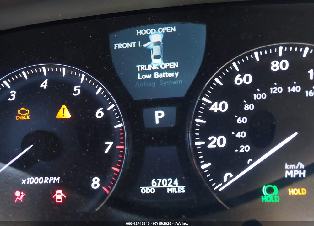 2010 LEXUS LS 460 VIN: JTHBL5EF5A5092493