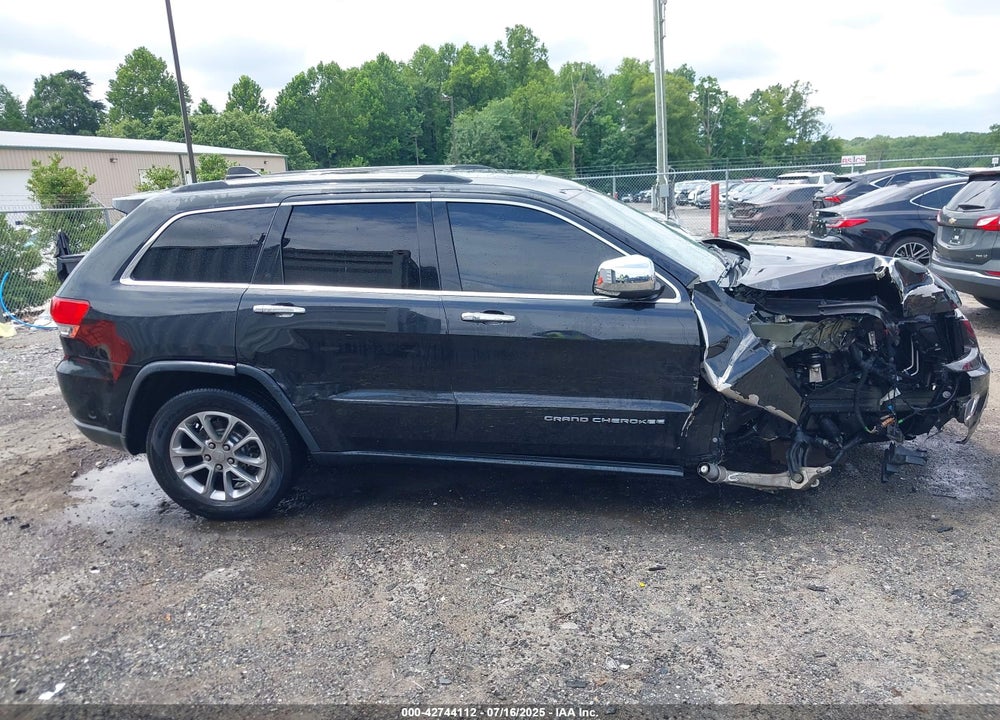 2016 JEEP GRAND CHEROKEE VIN: 1C4RJFBG9GC409138